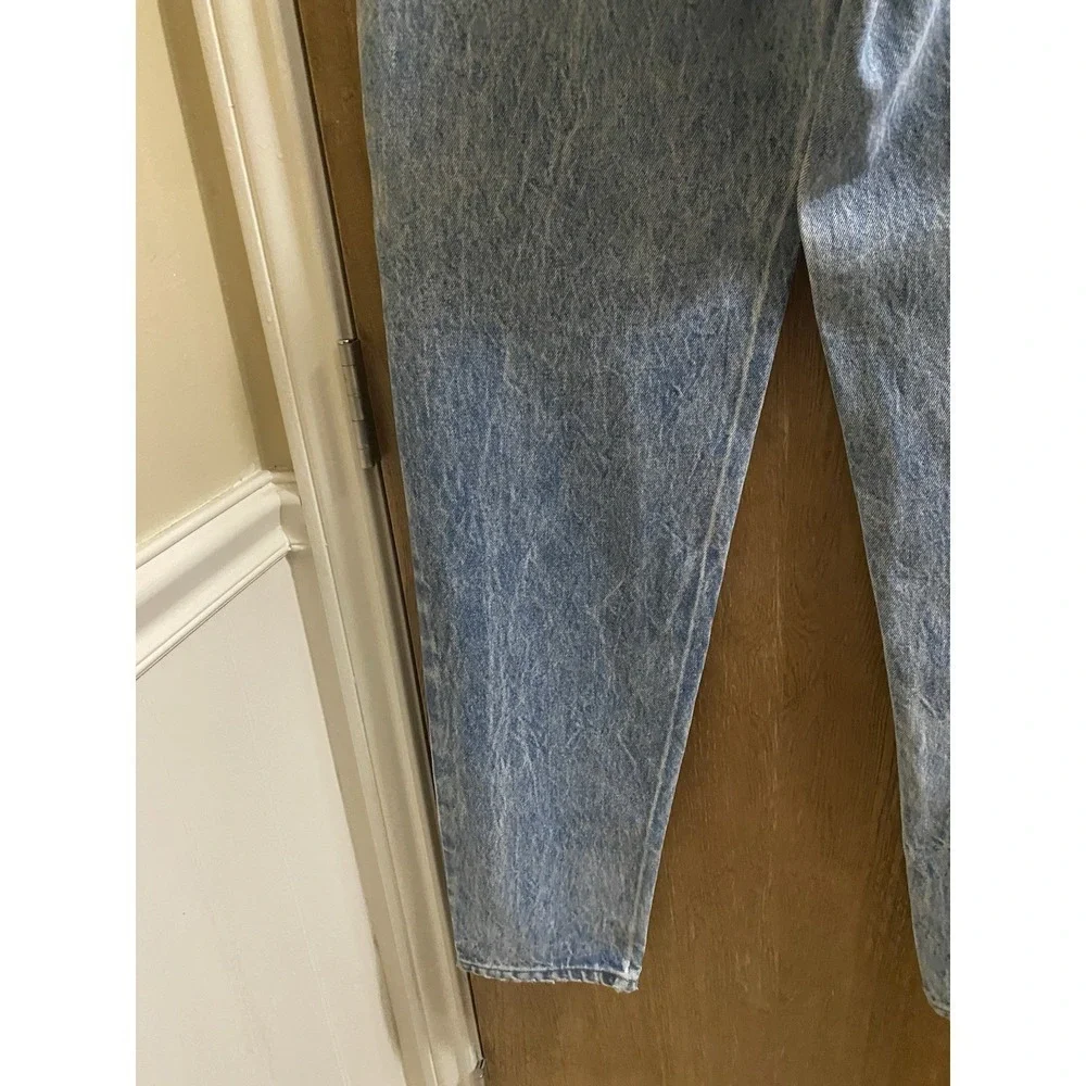 Vintage Levi's 550 Jeans Men's 33x36 Orange Tab Acid Wash Relaxed USA Retro Read